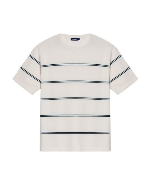 Camiseta Tejida de Rayas para Hombre
