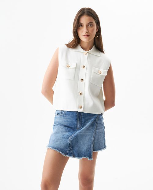 Chaleco Silueta Boxy para Mujer