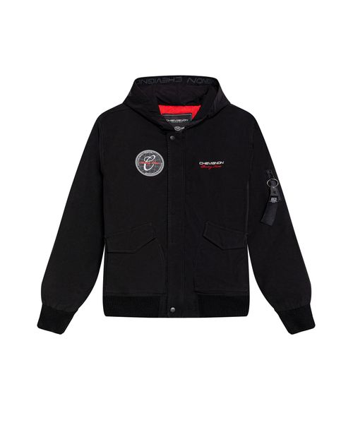 Chaqueta Tipo Bomber con Capucha para Hombre