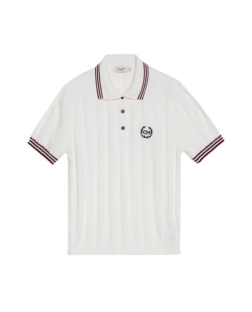 Camiseta Tipo Polo Tejida para Mujer