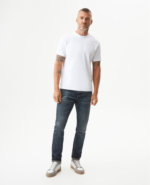 Jean Rider Heritage Skinny Fit Tiro Bajo para Hombre en Algodón, Real