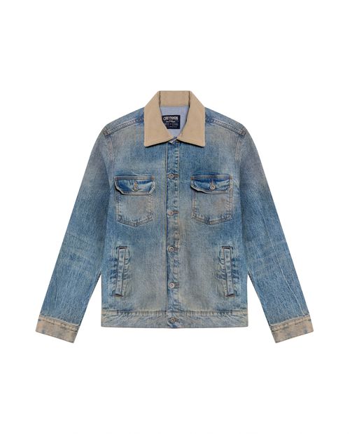Chaqueta Tipo Trucker en Denim para Hombre