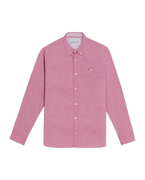 Camisa Oxfort Manga Larga para Hombre en Algodón