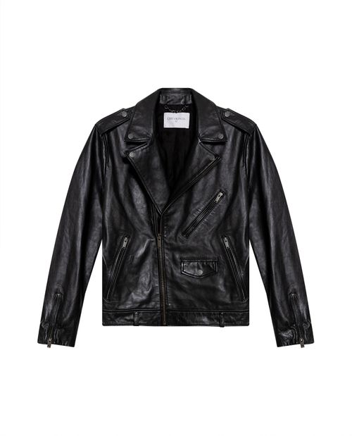 Chaqueta Biker de Piel de Cordero para Hombre