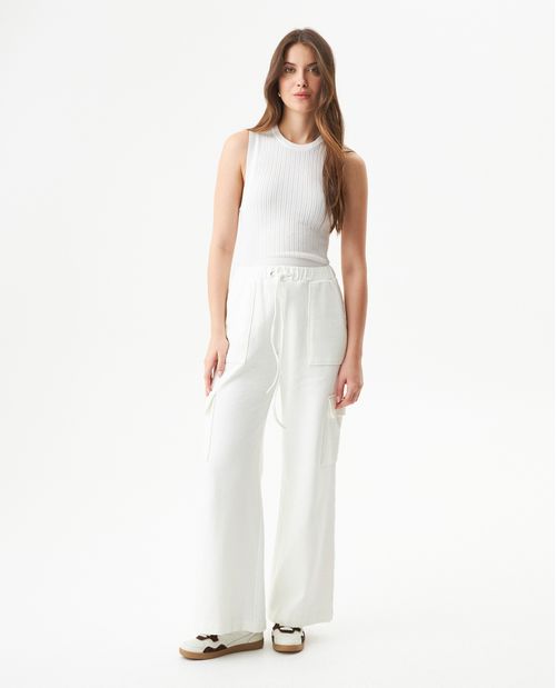 Pantalón Cargo con Textura para Mujer