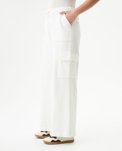 Pantalón Cargo con Textura para Mujer