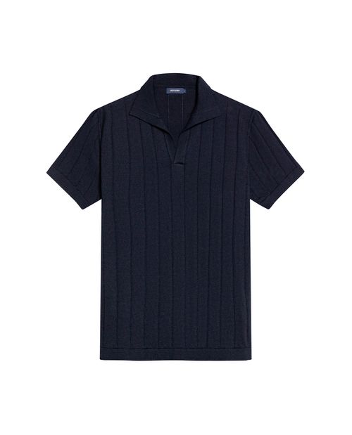 Camiseta Tipo Polo Tejida para Hombre