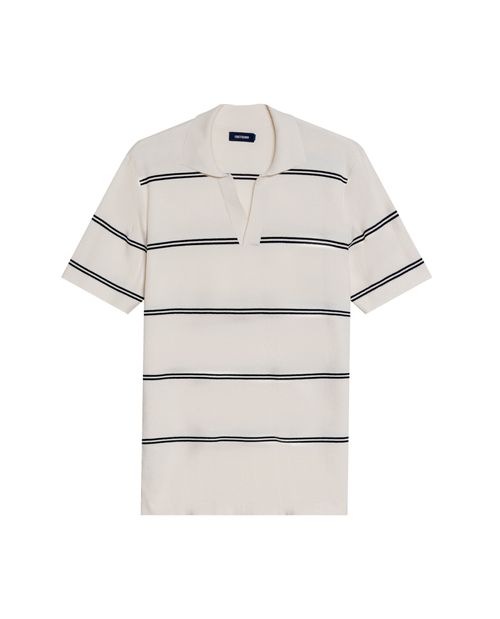Camiseta Tipo Polo Tejida para Hombre
