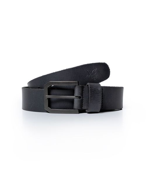 Correa de Hombre Acabado Natural con Hebilla en Zamak en Cuero