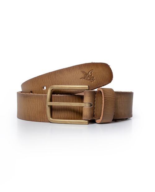 Correa de Hombre Heritage con Hebilla en Zamak en Cuero Crosta