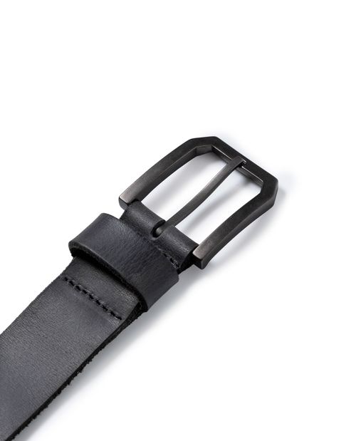 Correa de Hombre Acabado Natural con Hebilla en Zamak en Cuero