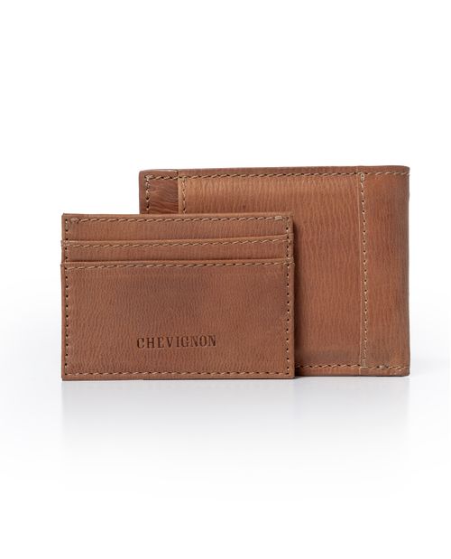 Billetera de Hombre Horizontal Porta-documentos en Cuero