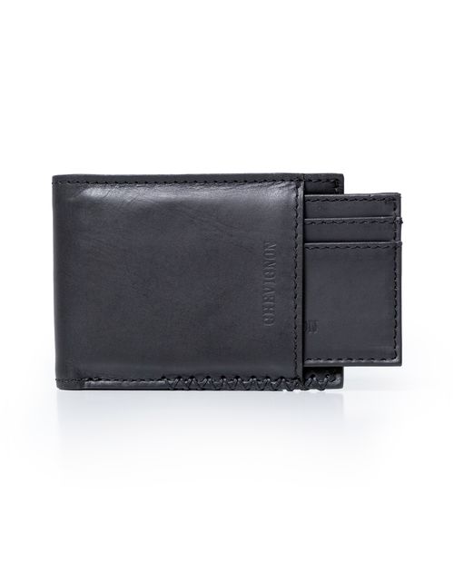 Billetera de Hombre Horizontal con Porta-Documentos en Cuero