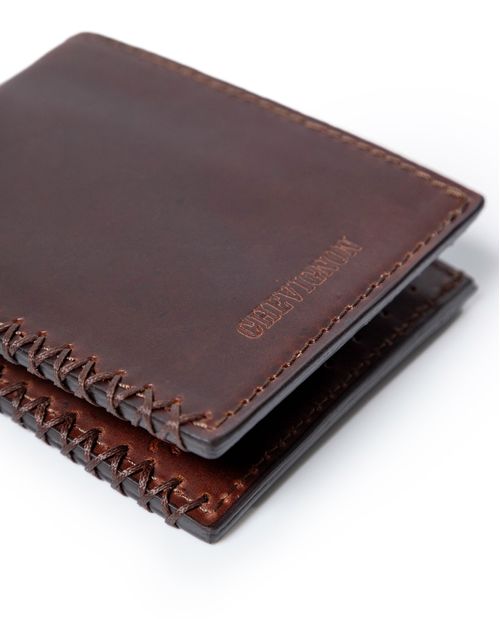 Billetera de Hombre Horizontal de Dos Alas en Cuero