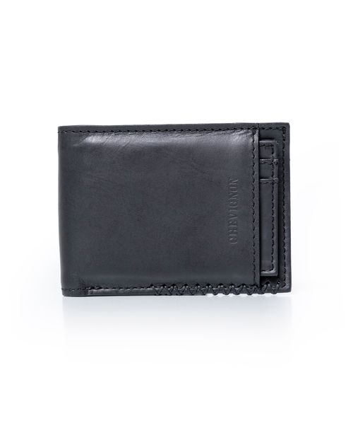 Billetera de Hombre Horizontal con Porta-Documentos en Cuero