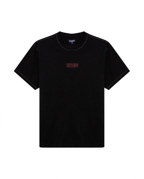 Camiseta de Hombre Rodeo Classic Fit Manga Corta Costuras Decorativas Jersey Toscana en Algodón