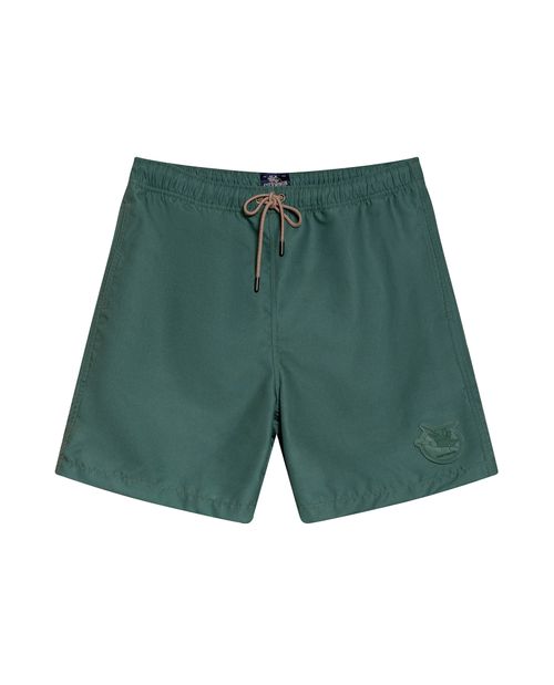 Bermuda de Hombre de Playa Rayas Horizontales Panty Interno en Poliéster Reciclado