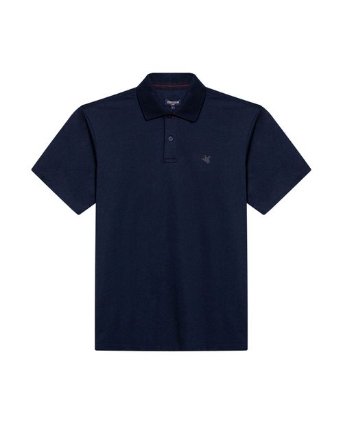 Camisa Polo de Hombre Slim Fit Manga Corta Tecnología Piqué Sanforizado en Mezcla de Algodón