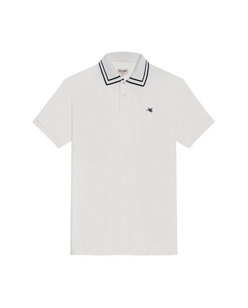Camisa Polo de Hombre Classic Fit Manga Corta Jacquard Gráfico CHEVIGNON en Mezcla de Algodón