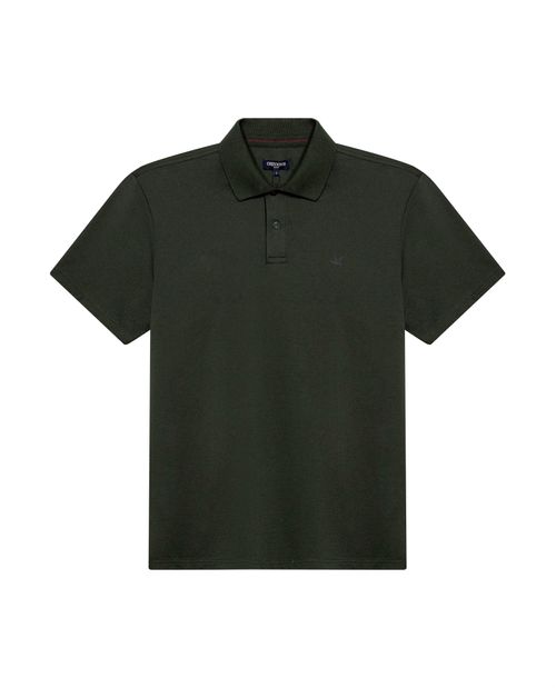 Camisa Polo de Hombre Slim Fit Manga Corta Tecnología Piqué Sanforizado en Mezcla de Algodón