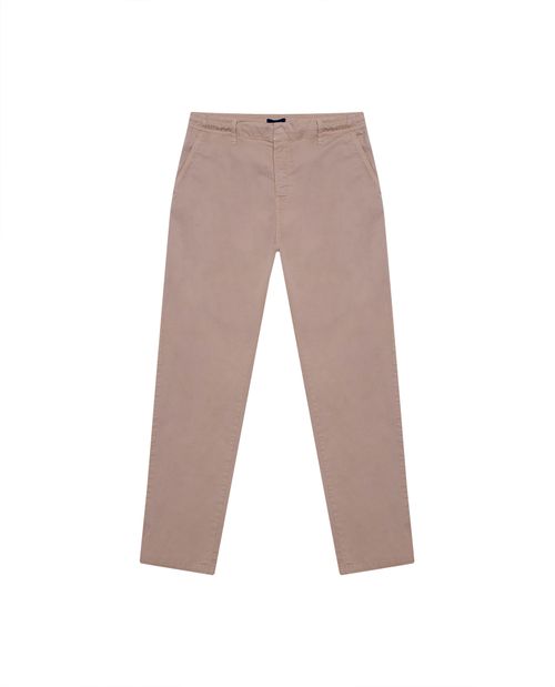 Pantalón de Hombre Jogger Tiro Medio con Pretina Elástica Tapas de Bolsillo en Mezcla de Algodón