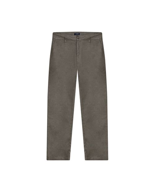 Pantalón de Hombre Rodeo Straight Fit Tiro Medio Bolsillos de Ribete en Lino