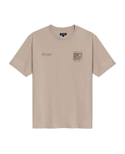 Camiseta de Hombre Classic Fit Manga Corta Gráficos en Ambos Lados Jersey Polonia en Algodón