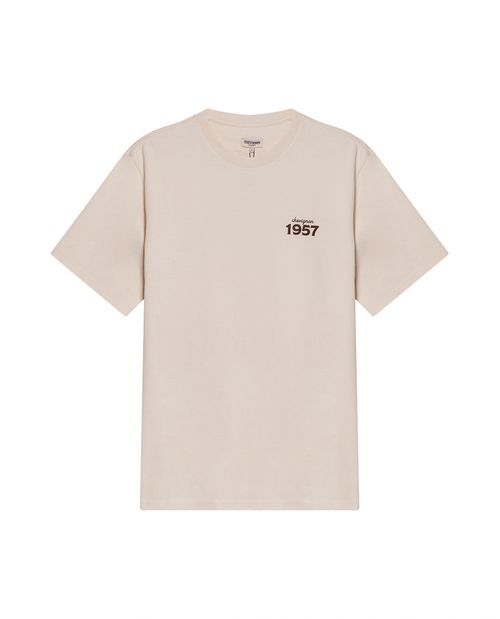 Camiseta de Hombre Manga Larga Classic Fit Gráficos Tipográficos en Algodón