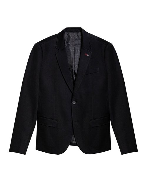 Blazer de Hombre Knitwear Pin de Pato Efecto Panal en Mezcla de Algodón y Poliéster