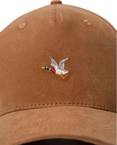 Gorra Unisex 5 Paneles Drill Estructurada con Pato Bordado Directo en Algodón