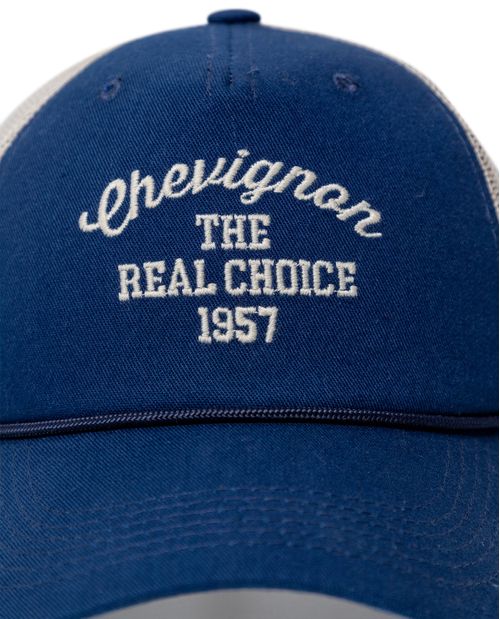 Gorra Unisex Trucker 5 Paneles Drill con Gráfico Bordado Detalle de Cordón en Mezcla de Algodón