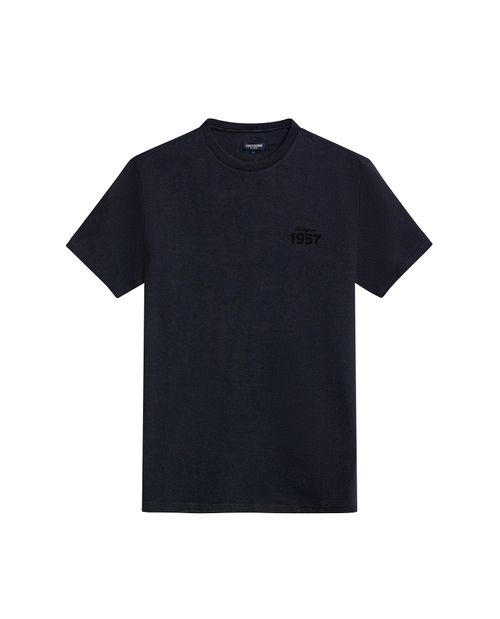 Camiseta de Hombre Manga Larga Classic Fit Gráficos Tipográficos en Algodón
