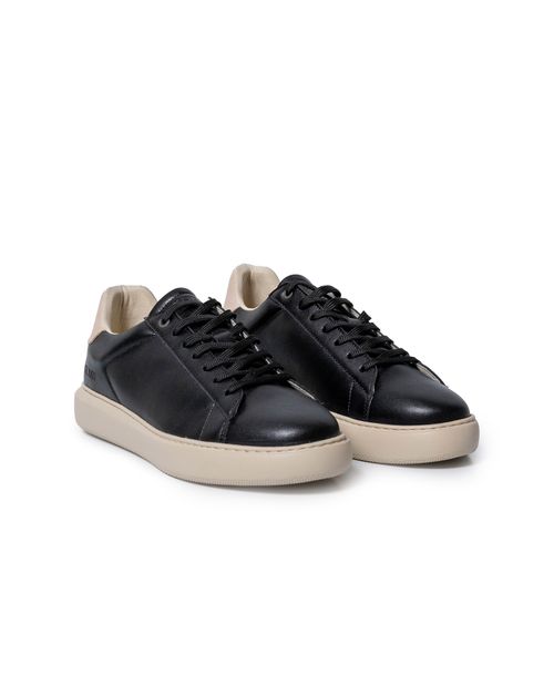 Tenis de Hombre Estilo Chunky con Suela Caqui en Cuero Anilina