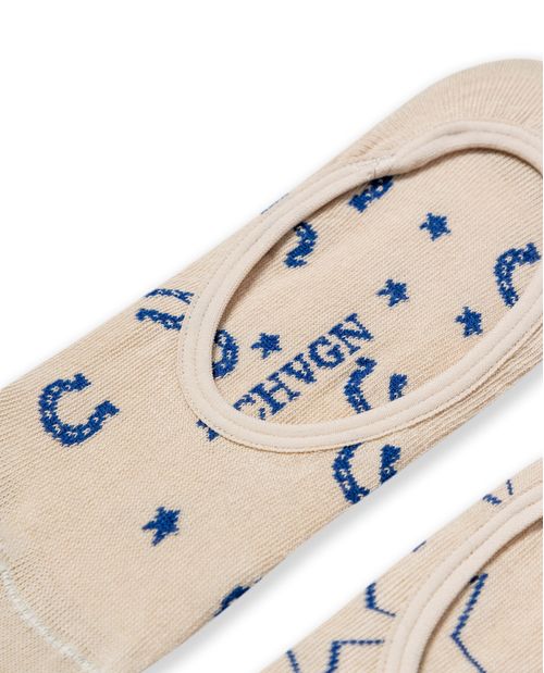 Bipack de Medias de Mujer Súper Invisibles con Elástico Silicona en Mezcla de Algodón