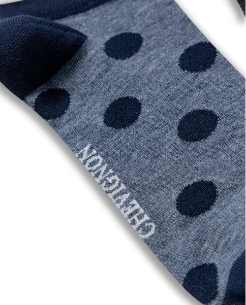 Bipack Medias Tobilleras de Hombre con Marcación en Mezcla de Algodón con Elastano