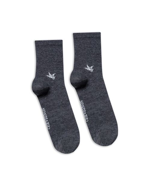 Medias de Hombre Básicas Media Pierna Tejido Acanalado con Pato Chevignon en Mezcla de Algodón y Elastano