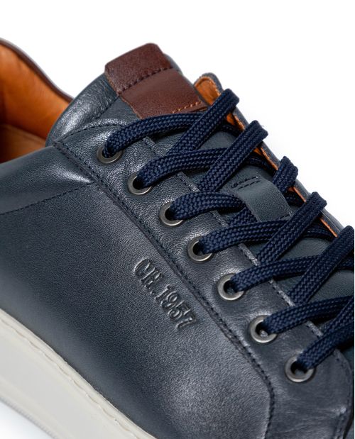 Tenis de Hombre Estilo Chunky con Forros en Cuero y Suela Caqui
