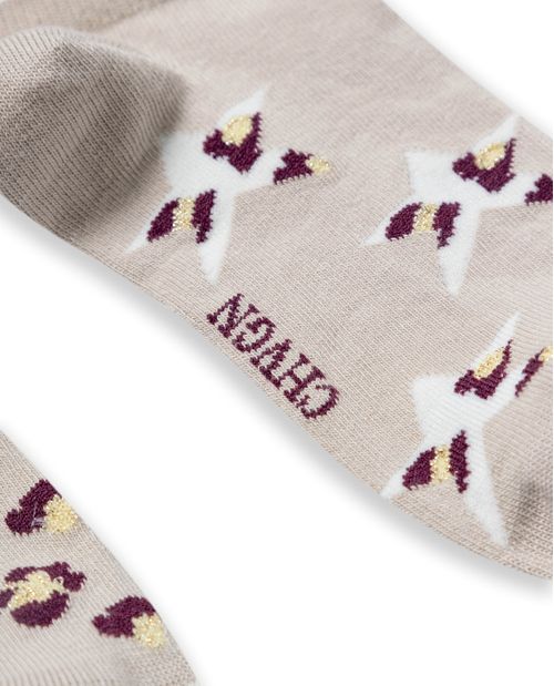 Bipack de Medias de Mujer Tobillera con Marcación Chevignon en Mezcla de Algodón