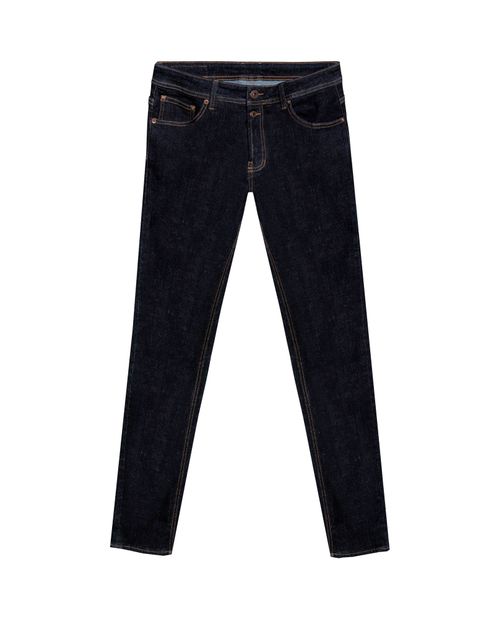 Jean de Hombre Rider Skinny Fit Tiro Bajo Lavado Ultra Oscuro en Mezcla de Algodón
