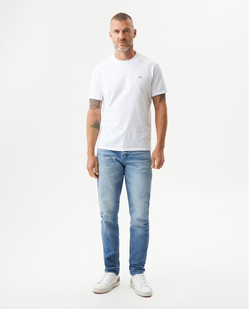 Jean Rider Skinny Fit Tiro Bajo para Hombre en Algodón