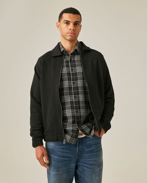 Chaqueta de Hombre con Cierre en Algodón