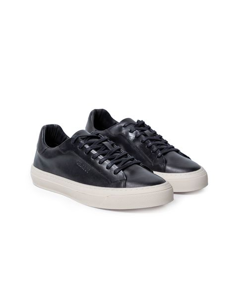 Tenis de Hombre Tipo Flat con Suela de Caucho y Forros en Cuero