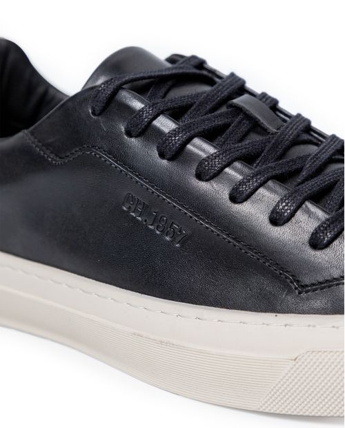 Tenis de Hombre Tipo Flat con Suela de Caucho y Forros en Cuero