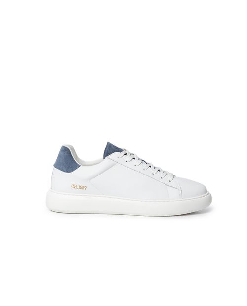 Tenis de Cuero Blanco para Hombre