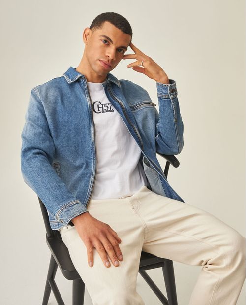 Chaqueta Denim Oscura para Hombre
