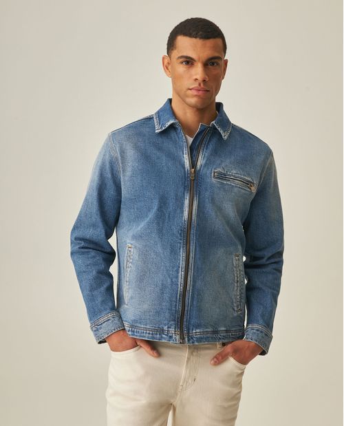 Chaqueta Denim Oscura para Hombre