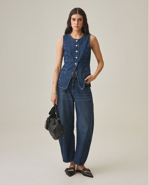 Chaleco de Denim para Mujer