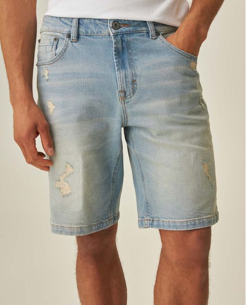 Bermuda de Denim para Hombre