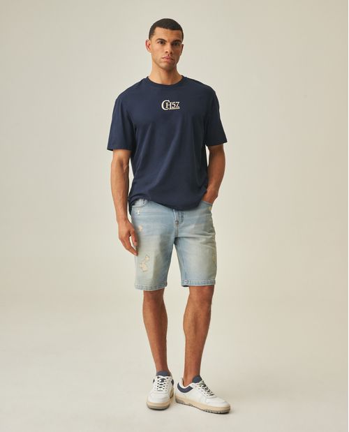 Bermuda de Denim para Hombre