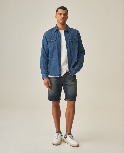 Bermuda de Denim para Hombre